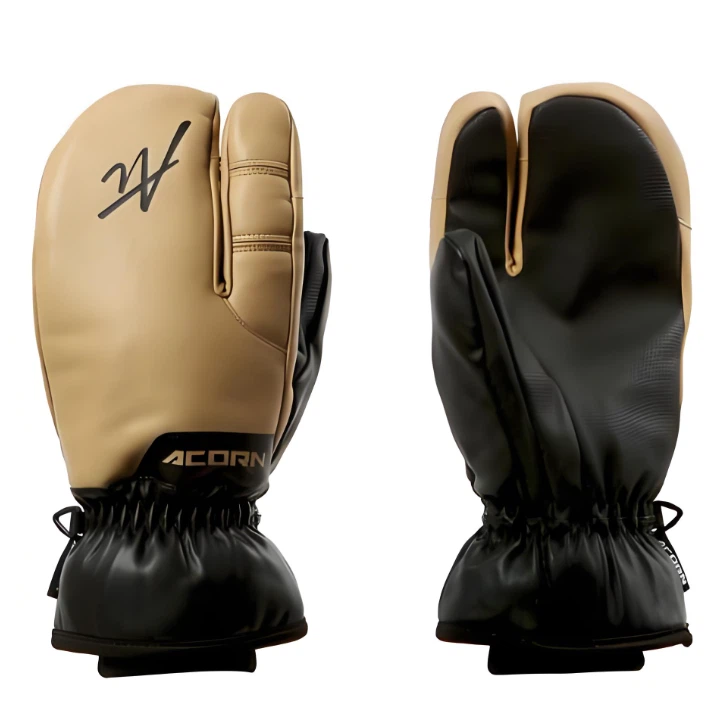 Polar Astarlı Üç Parmaklı Bisiklet Eldiveni